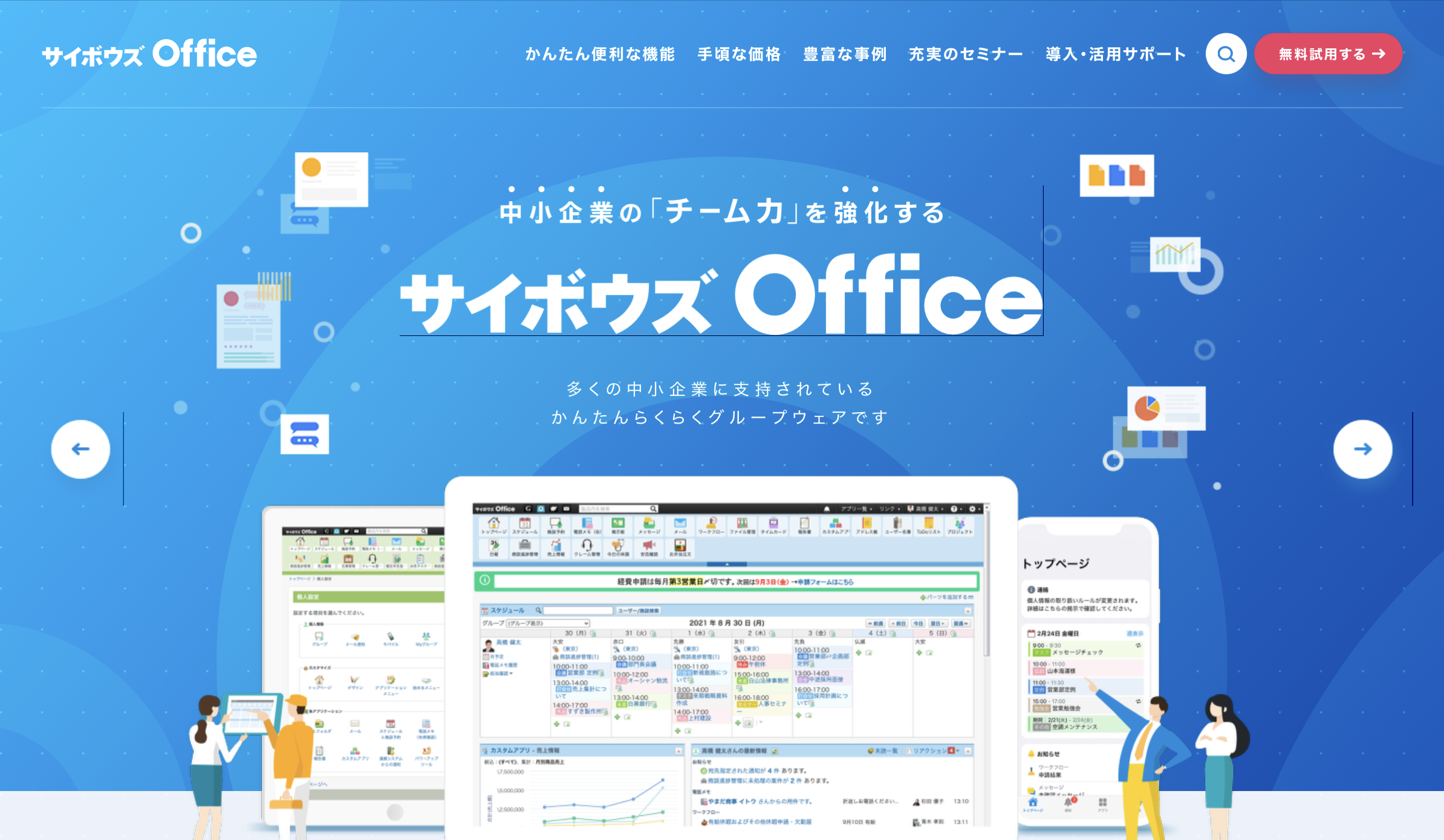 サイボウズOffice - 特徴・機能・料金など