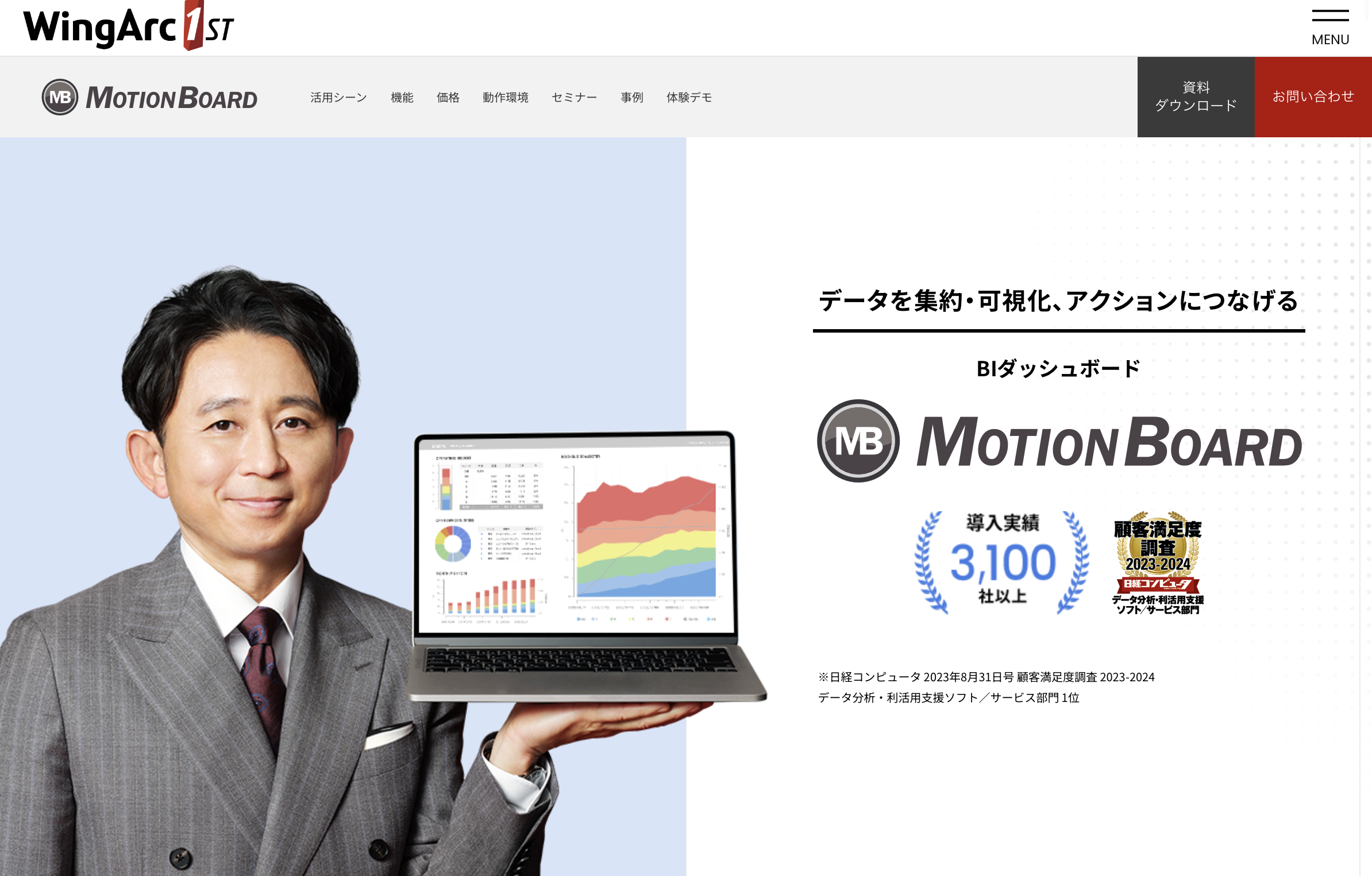 MotionBoard - 特徴・機能・料金など